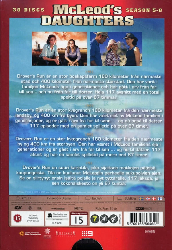 649 McLeodo dukros. 5–8 sezonai, DVD