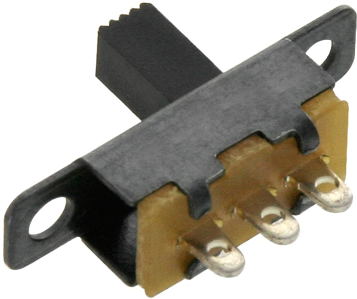 6505# Perjungiklis-slankiklis, lituojamas, 0.5a, 50v, nuolatinė srovė