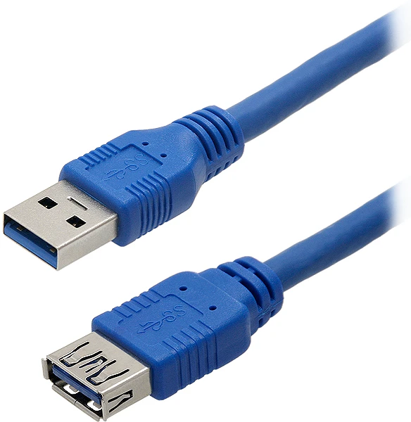Blow USB-A 3.0 kabelis kištukas - lizdas 1.5m