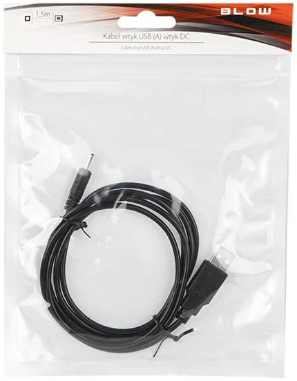 Blow USB A jungtis – DC kištukas 0.7/2.5 Planšetė