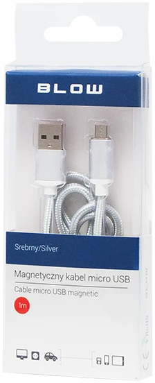 Blow USB A - micro B jungtis 1,0 m