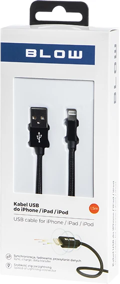 Blow Oem Laidas USB A - iPhone 1.5m pintas