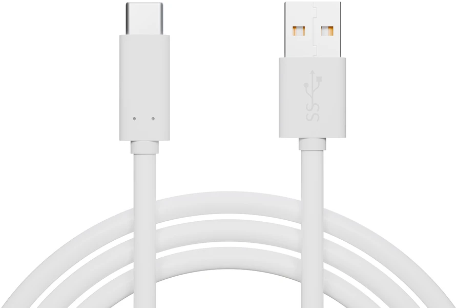 Blow USB 3.0 A - USB-C 2 m balta pakabinama jungtis
