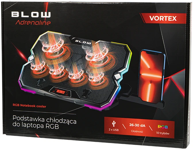 Blow Nešiojamojo kompiuterio aušinimo padas 6 FAN
