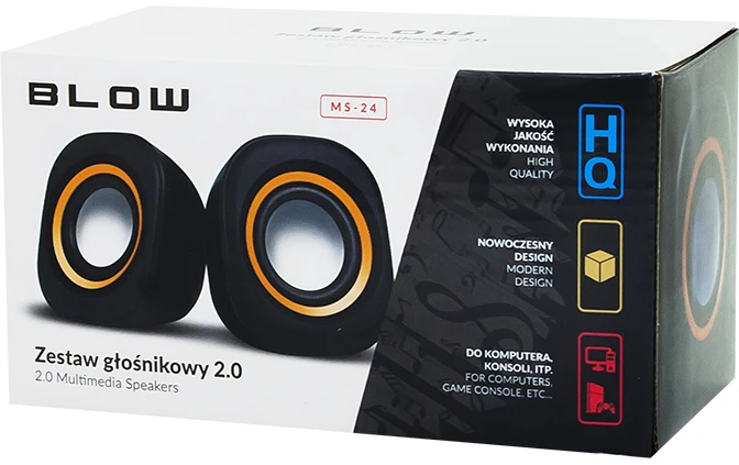 Kompiuterio kolonėlės Blow Kompiuterio garsiakalbiai 2.0 MS-24