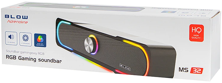 Kompiuterio kolonėlės Blow Kompiuterio garsiakalbiai MS-32 soundbar