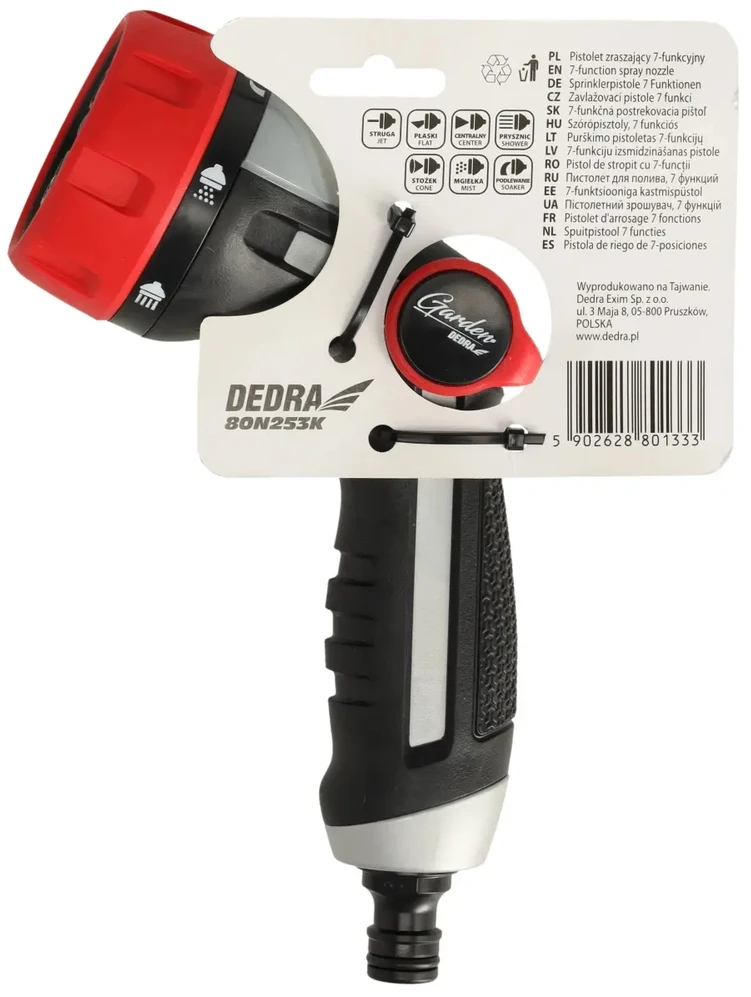 Dedra Purkimo pistoletas 7funkciju ULTRA LIGHT THUMB CONTROL