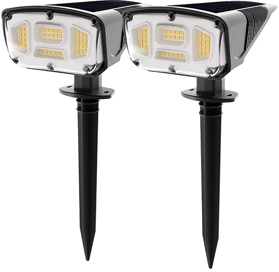 70-296# Saulės energija varoma LED lempa, įmontuotas reflektorius, sl-26, 2 vnt.