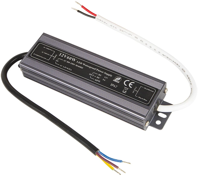 Blow 12V 60W maitinimo šaltinis su laidais