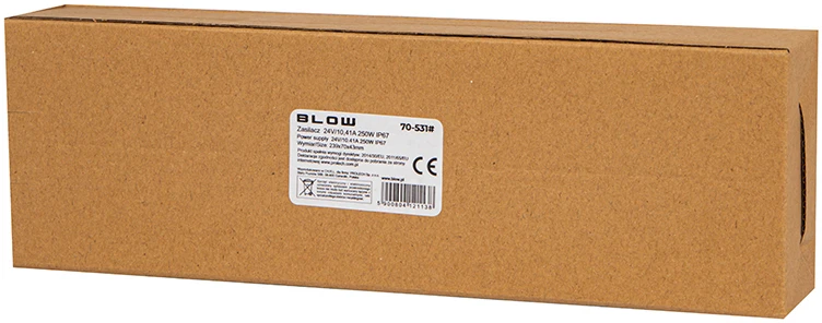 Blow 250W maitinimo šaltinio pakuotė