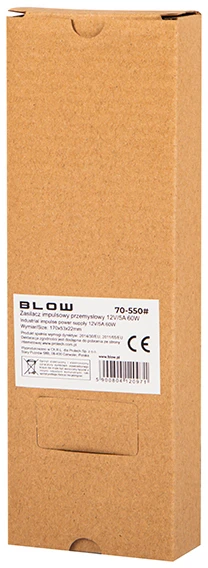 Blow Oem Impulsinis maitinimo šaltinis 12V/5A 60W