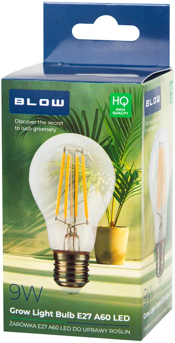Blow E27 A60 LED 9W lemputė augalų auginimui