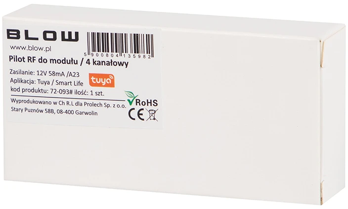 Blow Nuotolinis valdymas 4 kanalų RF moduliui