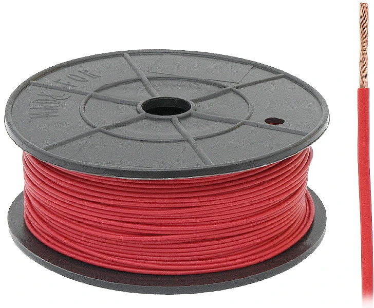 Blow FLRY-B 0.35 kabelis raudonas