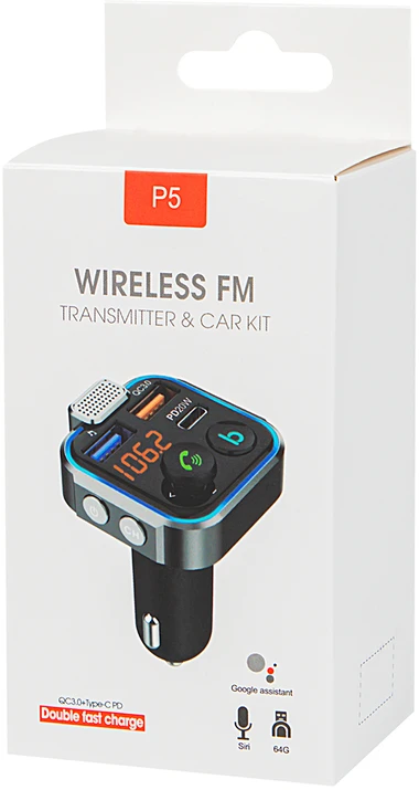FM siųstuvas BLOW Bluetooth5.1+QC3.0