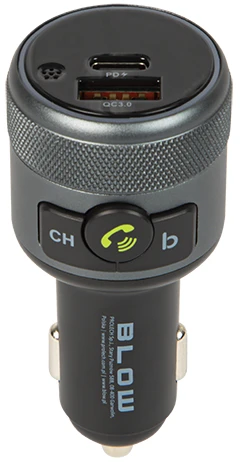 FM radijo imtuvas BLOW Bluetooth 5.1+QC3.0 +PD 24W