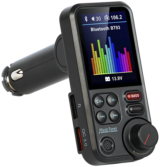 FM siųstuvas BLOW Bluetooth5.0+QC3.0