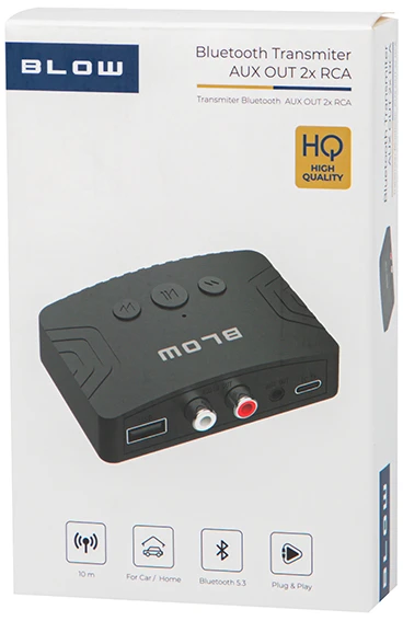 Blow Pūskite Siųstuvas Bluetooth AUX OUT 2xRCA