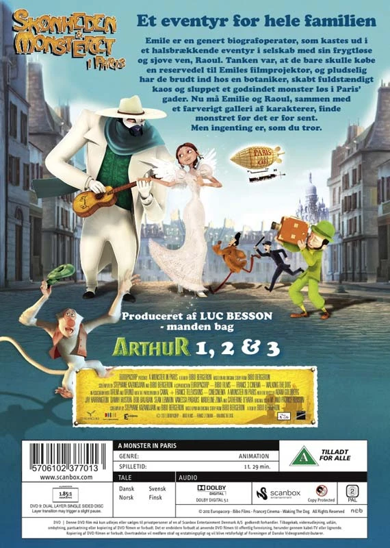 740 „Pabaisa Paryžiuje“ „Blu-ray“ – Kalbame daniškai – Kalbame švediškai – Kalbame norvegiškai – Suomiškai