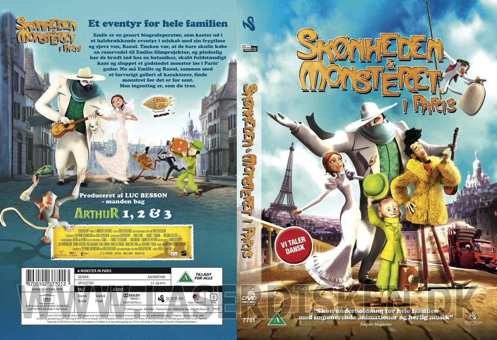 740 „Pabaisa Paryžiuje“ „Blu-ray“ – Kalbame daniškai – Kalbame švediškai – Kalbame norvegiškai – Suomiškai