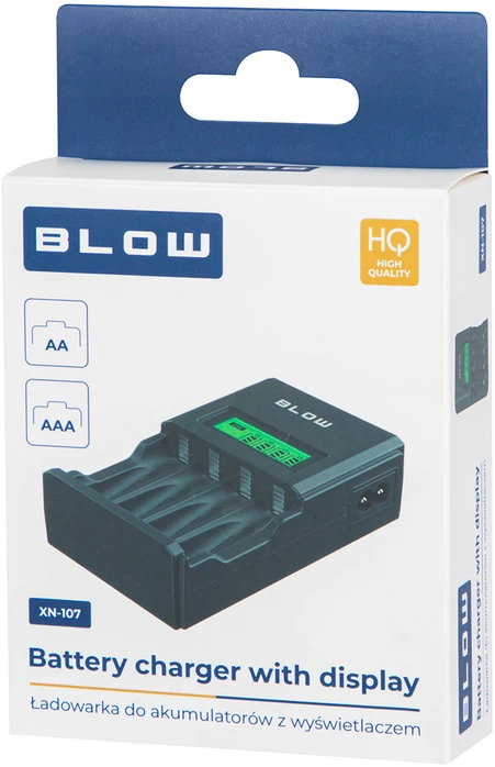 BLOW XN-107 AA ir AAA baterijų įkroviklis