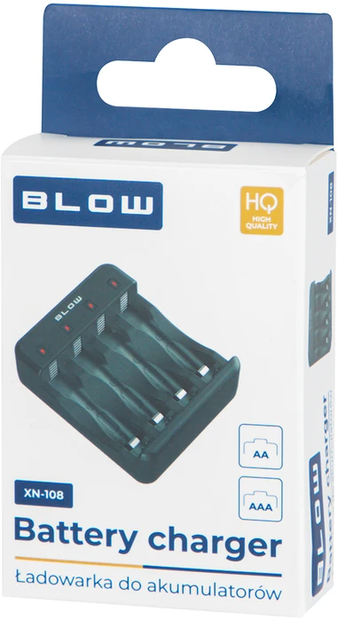 BLOW XN-108 AA ir AAA baterijų įkroviklis