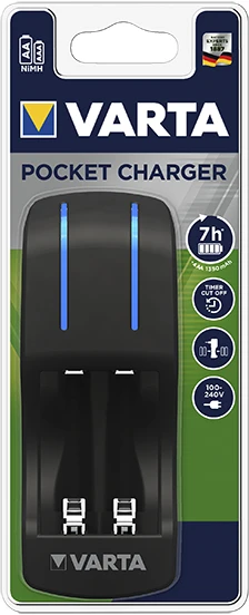 Varta Mini Charger 57656 (su 2xAA) Baterijų įkroviklis