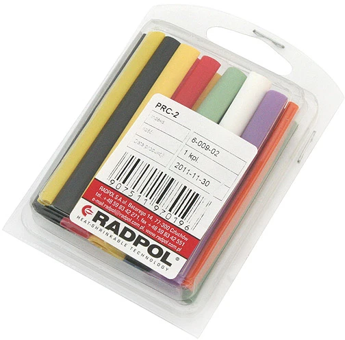 75-624# Oem Termiškai susitraukiančių vamzdelių rinkinys 16 vnt - ilgis 70mm