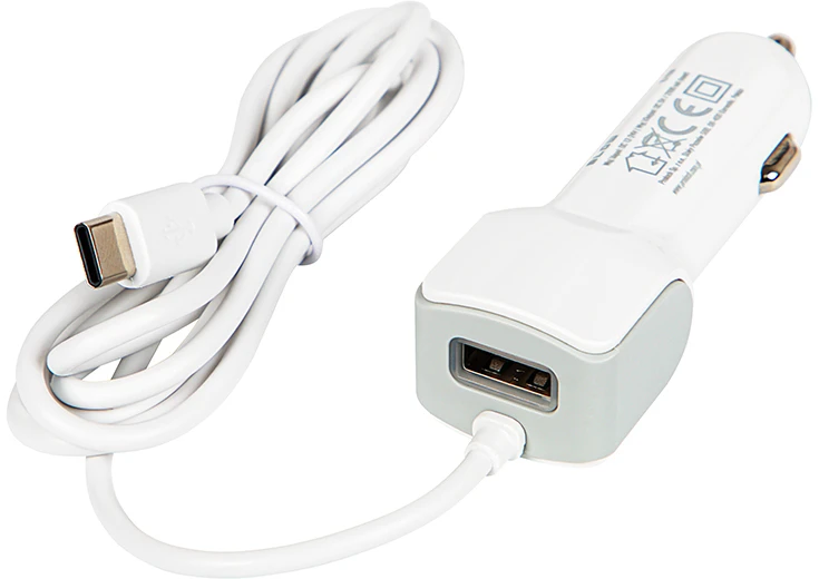 Blow Automobilinis įkroviklis 5V 2.1A USB-C + USB lizdas 12V-24V D21C