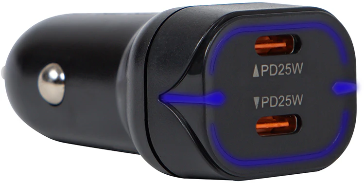 Blow USB-Cx2 50W G50B automobilinis įkroviklis