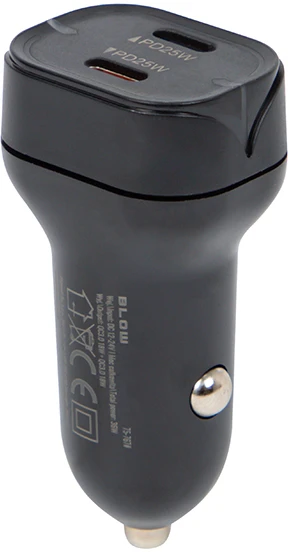 Blow USB-Cx2 50W G50B automobilinis įkroviklis
