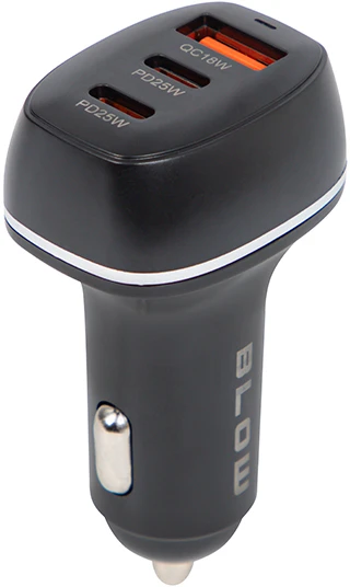 Blow Automobilinis pakrovėjas su USB+USB-Cx2 50W G50C
