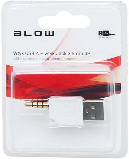 Blow USB įkroviklio adapteris su 3,5 mm jungtimi