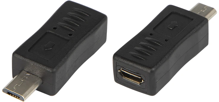75-998# USB adapteris „microUSB“ lizdas-„microUSB“ kištukas