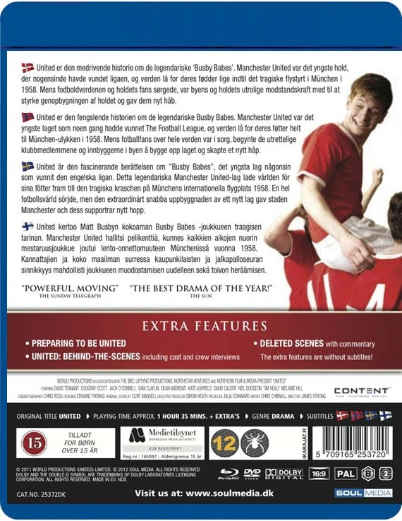 750 UNITED - Busby merginų legenda Blu Ray