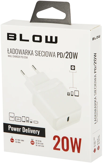Blow Maitinimo šaltinis USB-C PD 20W