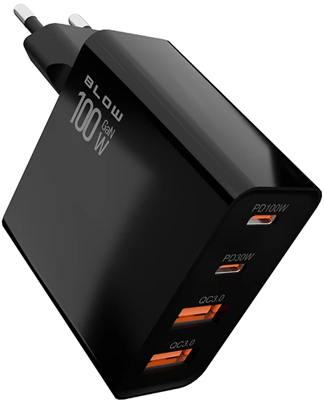 Blow Maitinimo įkroviklis USBx2 lizdas + USB-Cx2 QC+PD 100W