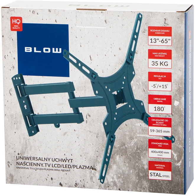 Blow LCD televizoriaus laikiklis HQ 13"-55" TYPE X su jungtimi