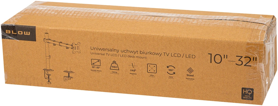 Blow HQ 17"-32" LCD televizoriaus laikiklis, tvirtinamas prie stalo