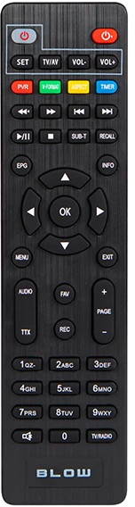77-021# Dekoderio imtuvas DVB-T2 „Blow 6006FHD“ mini pakuotė