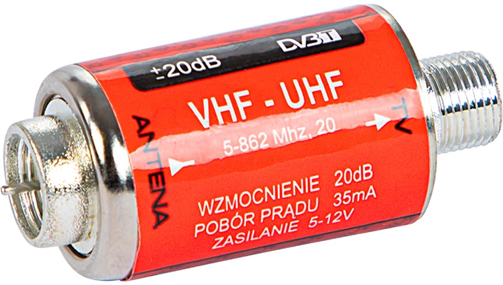 77-190# Oem OPTICUM AX W-20 stiprintuvas 20dB 5V-12V