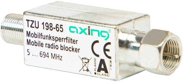LTE / 5G filtras Axing TZU 198-65 5-694 MHz