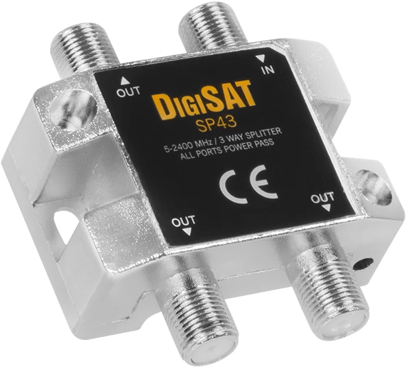 DigiSat SP43 trijų krypčių signalo skirstytuvas