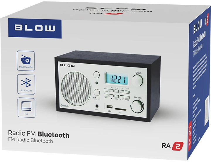 77-531# BLOW Pūskite Radijas AM / FM RA3
