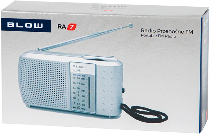 AM/FM BLOW RA7 nešiojamas analoginis radijas
