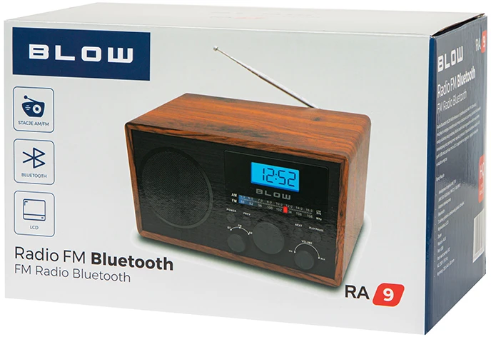Nešiojamas analoginis AM/FM radijas BLOW RA9 V.2