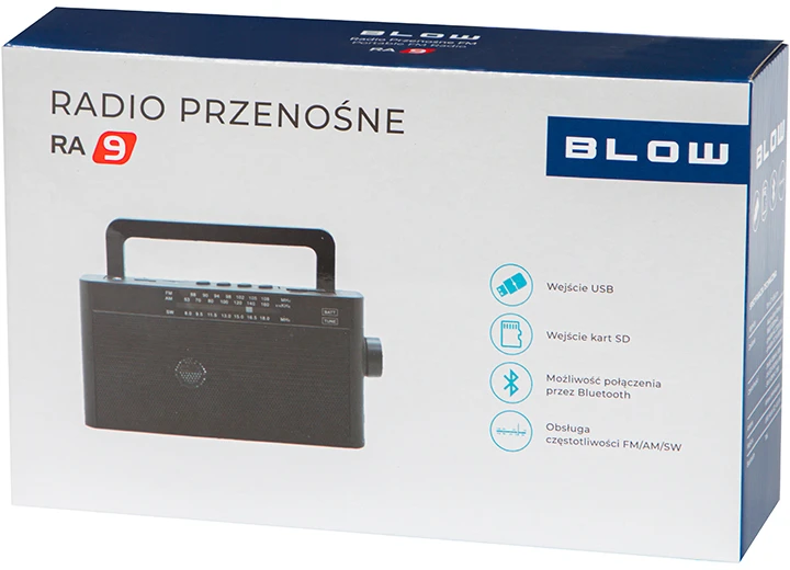 BLOW RA9 AM/FM analoginis nešiojamas radijas