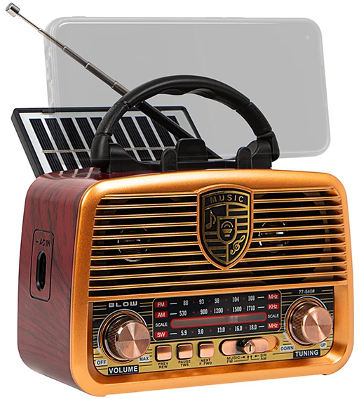 AM/FM BT BLOW RA10 nešiojamasis saulės analoginis radijas