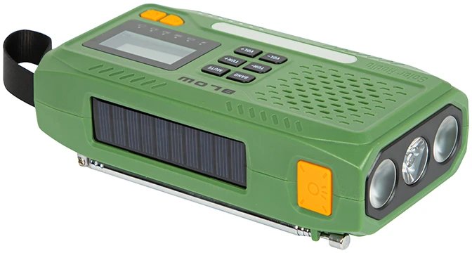 Nešiojamas analoginis AM/FM radijas BLOW RA13 solar