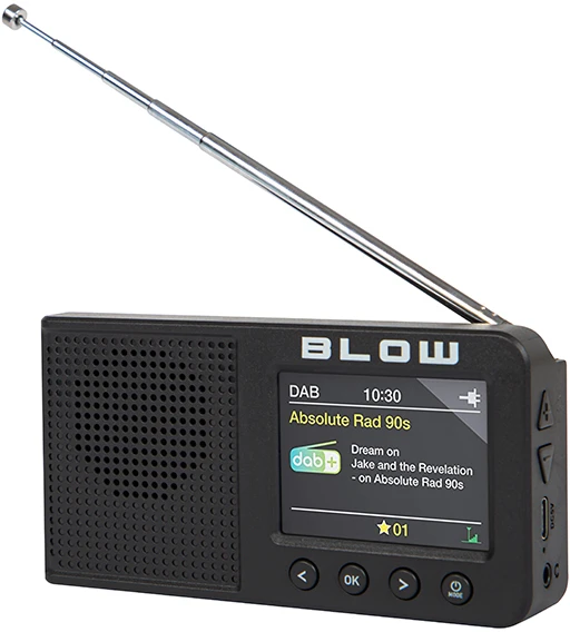 Virtuvės radijas FM/DAB+ BLOW RK3 BT juodas